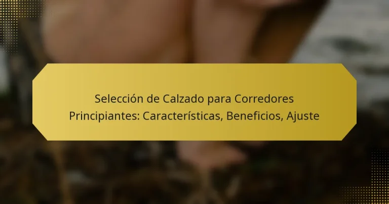 Selección de Calzado para Corredores Principiantes: Características, Beneficios, Ajuste