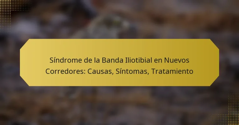 Síndrome de la Banda Iliotibial en Nuevos Corredores: Causas, Síntomas, Tratamiento